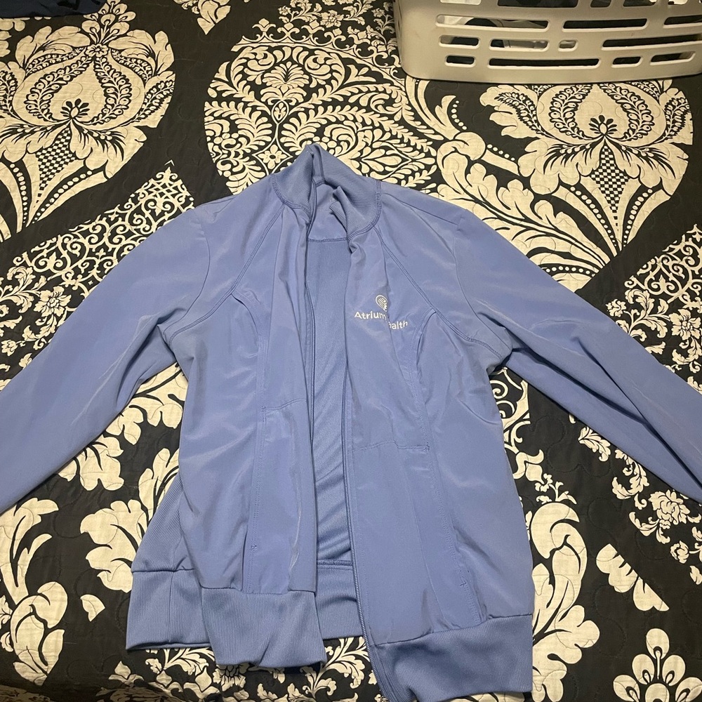 Ciel Blue Scrub Jacket